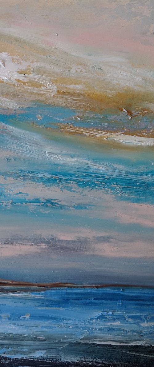 Abstract seascape #15 by Jo Earl