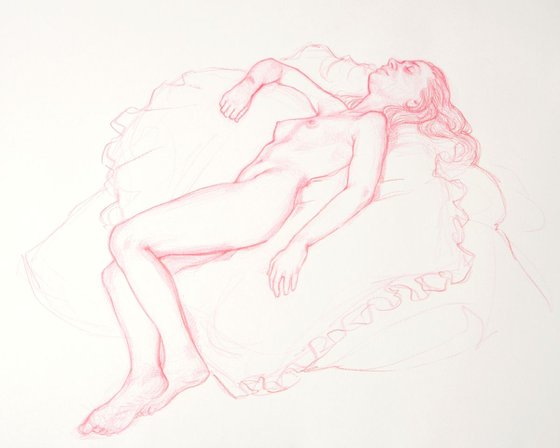 nude study / belle endormie