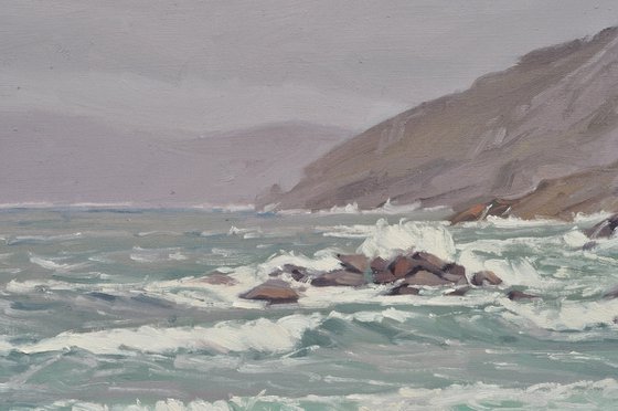 Coast of Galicia, rain