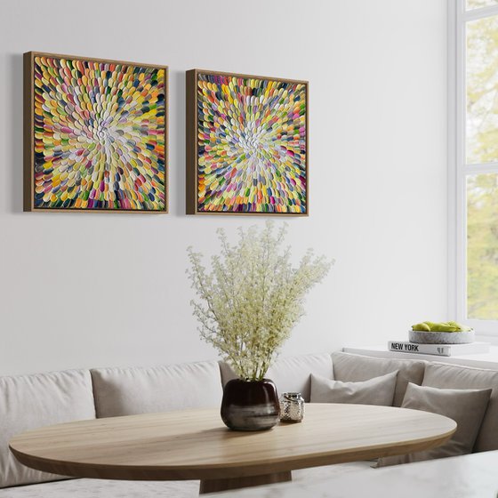 Bloom 45 - diptych