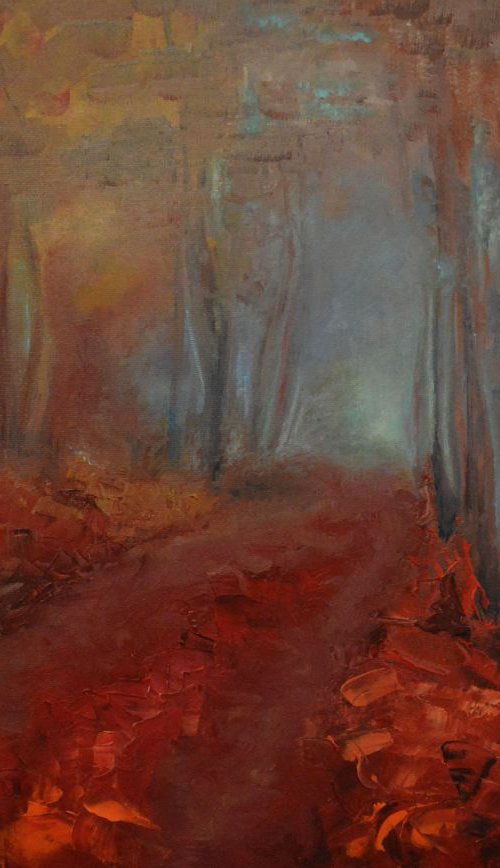 "Foggy Trees" by Mihaela Ionescu