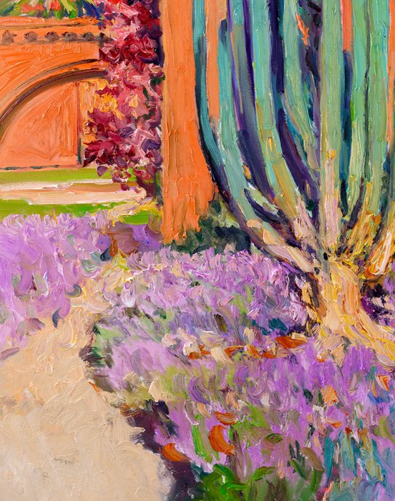 HIspanic House and Cactus