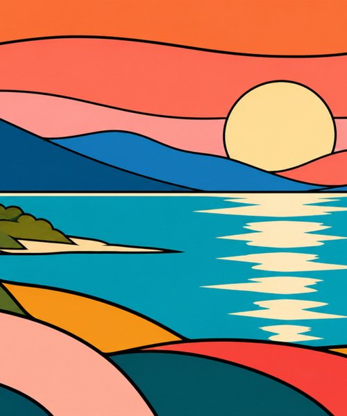 Mediterranean Landscape #41 by Marina Krylova