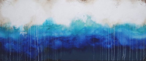 sea blues (150 x 60 cm )