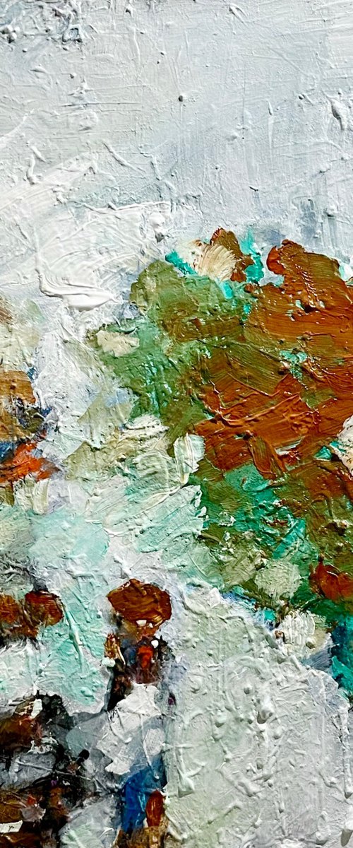 Bright Autumn: Walking the Dogs by Irene Wilkes