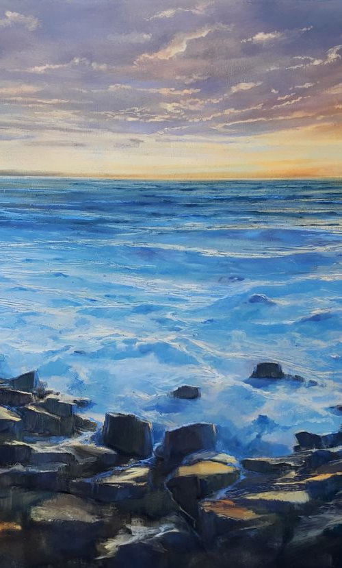 SUNSET SEA XI. 100x69cm. by Rafael Carrascal