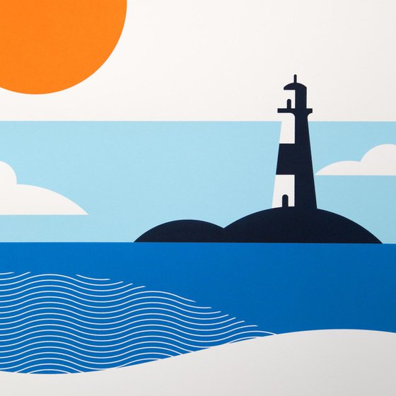 Lighthouse A2 limited edition screen print
