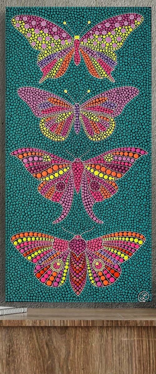 Butterfly Fiesta by Oxana Lazari
