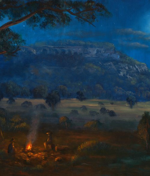 Campfire near Rawnsley Bluff by Christopher Vidal