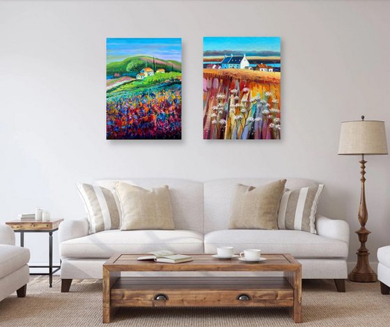 Diptych. Melody of Summer