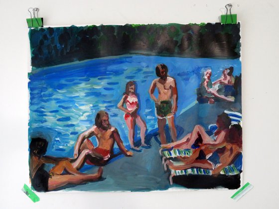Swimming  Pool conversation
