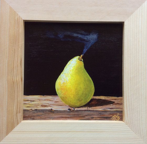 Smoked pear