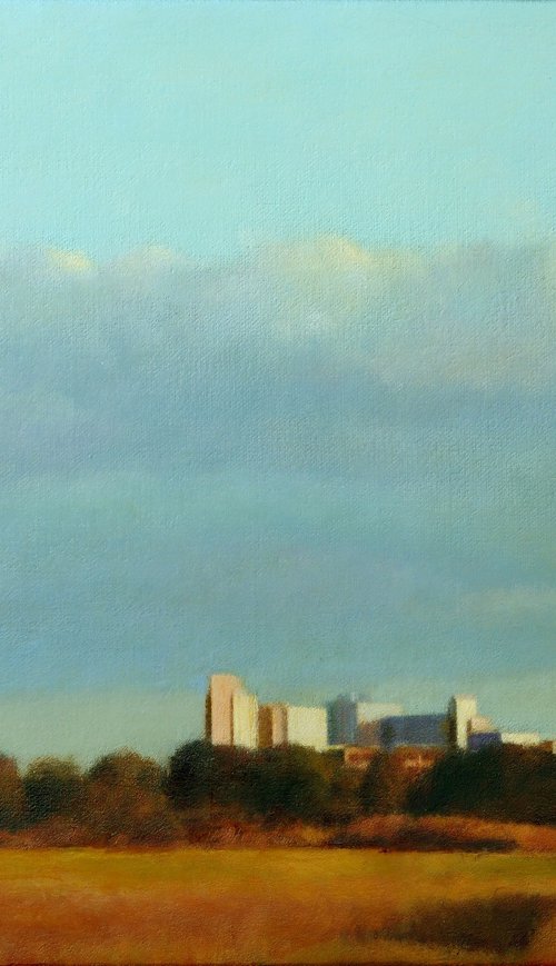 Land and Blue Clouds by KAZUHIKO