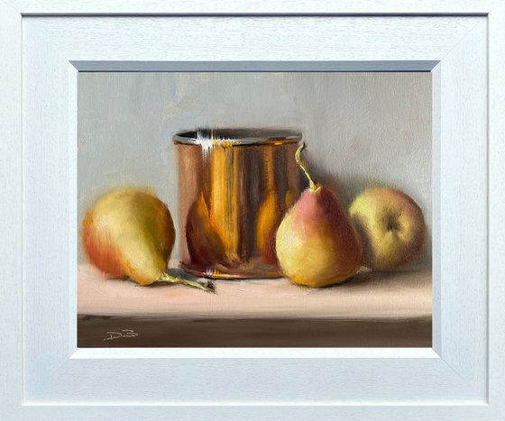 Copper Pot & Pears