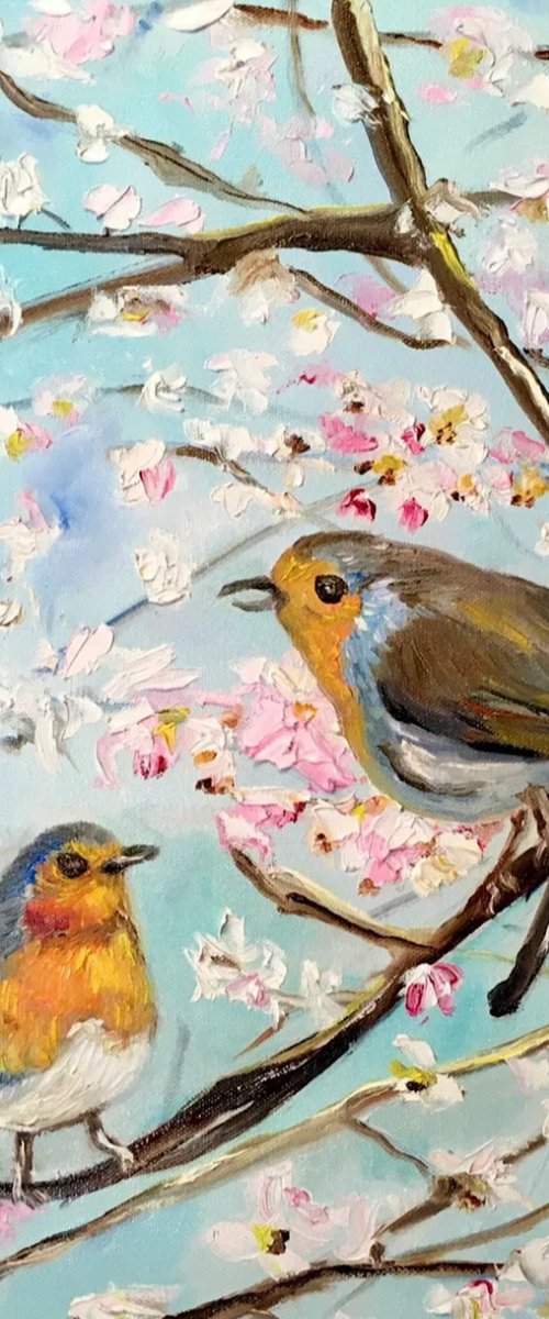 Spring, Cherry blossom by Olga Koval