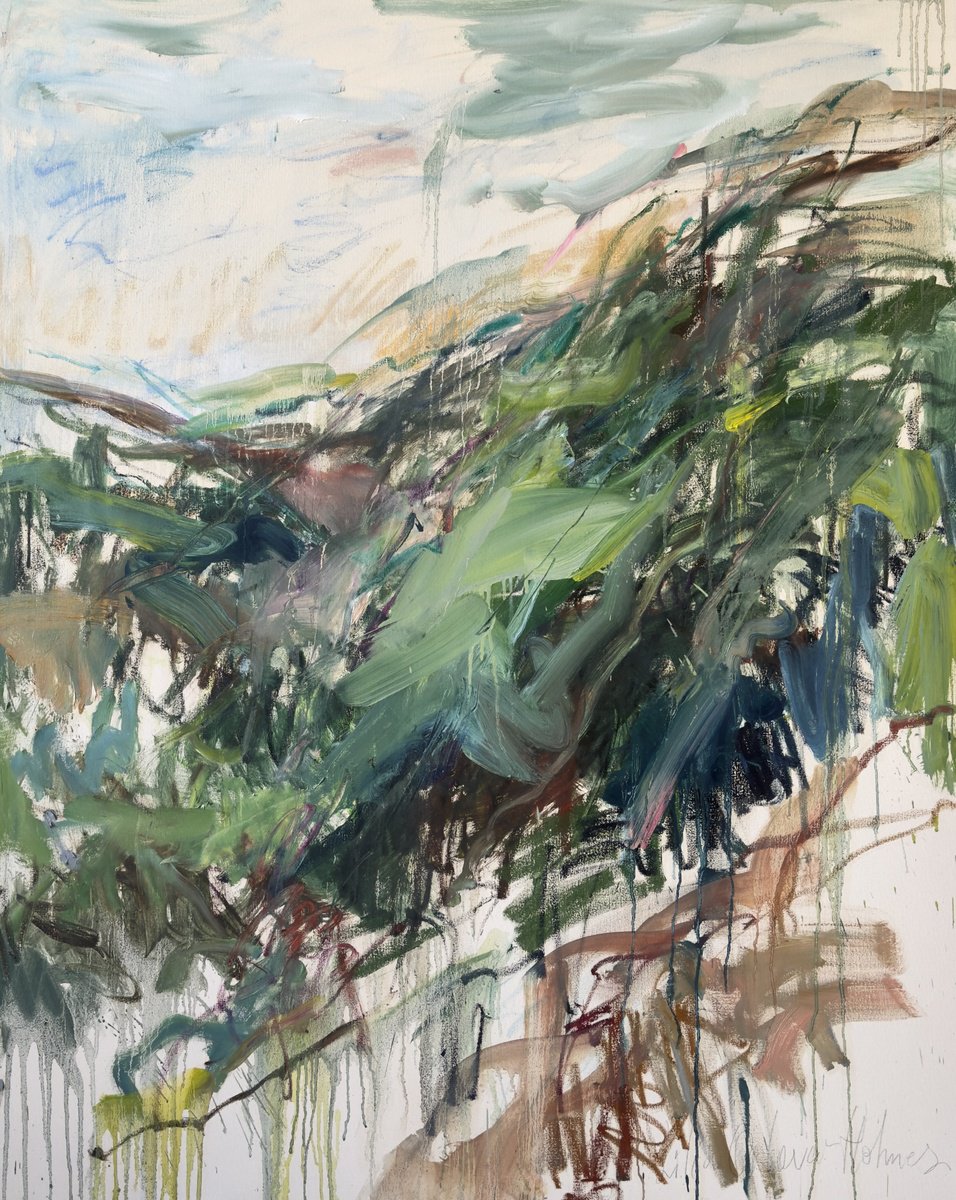 Green Mountain By Lilia Orlova-Holmes, 47 X 59, Artwork For Sale On Artfinder