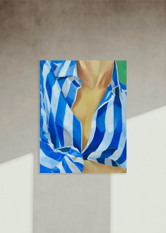 Blue Striped Shirt