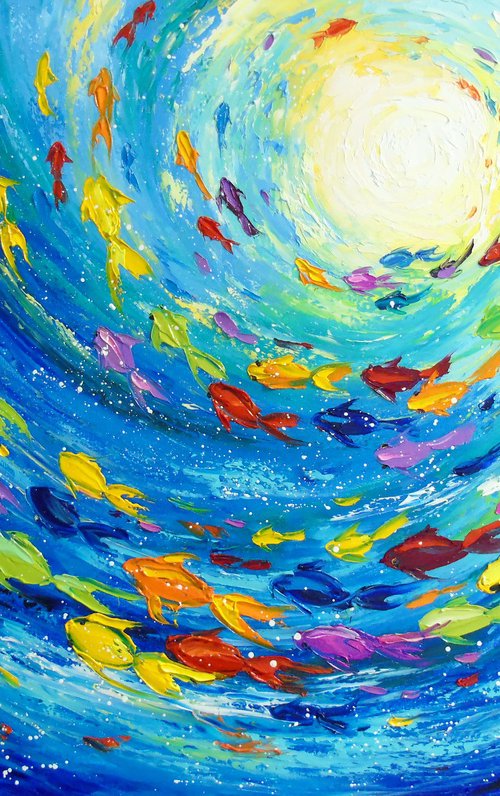 Sea cycle to the light by Olha Darchuk