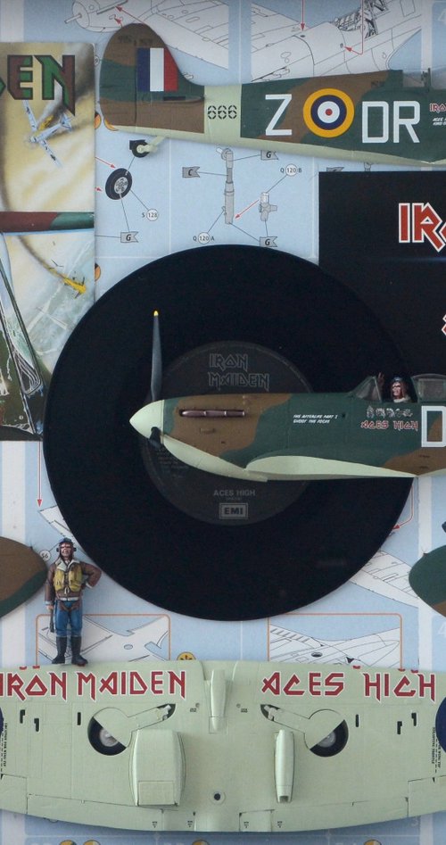 Model Collage: Iron Maiden Spitfire by Karl Hamilton-Cox