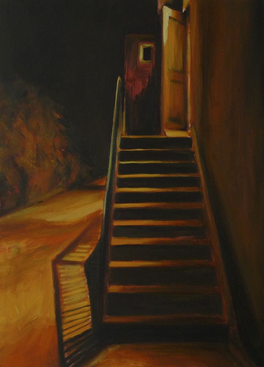 Golden Stairs by Sarah Ann Mitchell