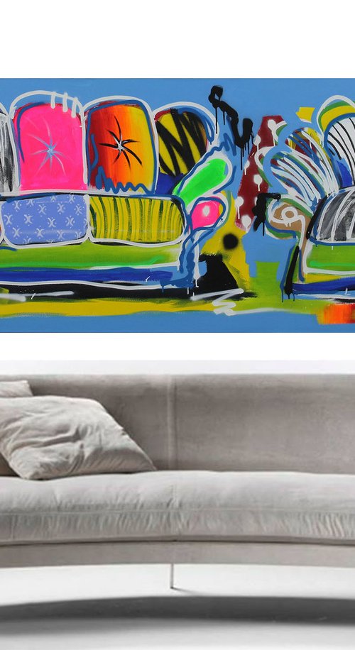 Sofa 180 X 70 CM / 70,86 Х 27,55 INCH by V. Lishko