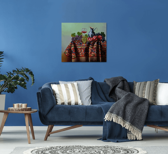 Still Life with Armenian Carpet