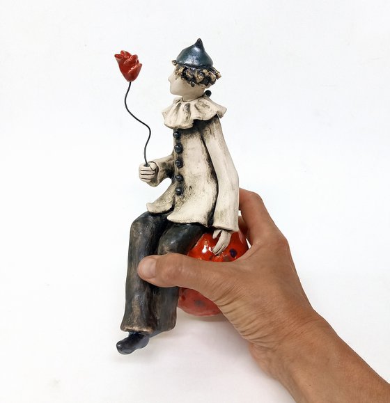 Pierrot and the Rose