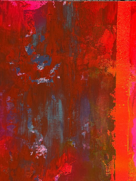 Abstract Red and Yellow