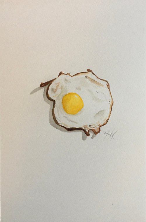 Egg painting by Amelia Taylor