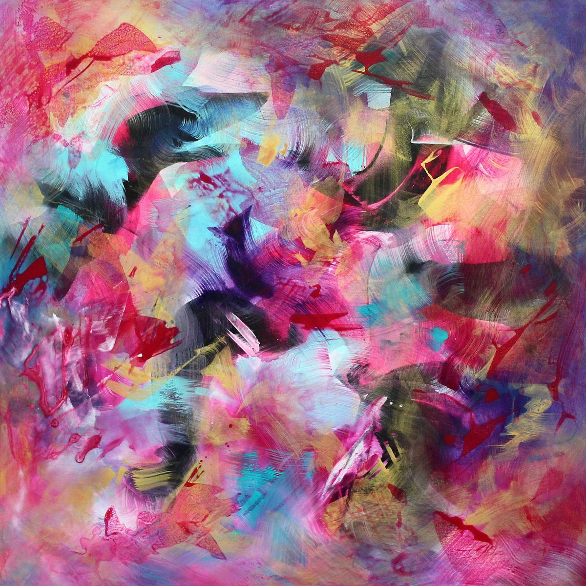 Dancing Hues By Paresh Nrshinga Frsa, 40 X 40, Artwork For Sale On Artfinder