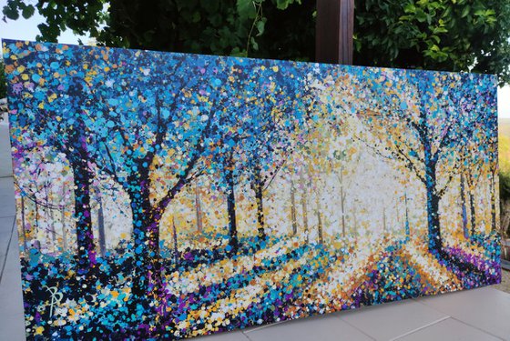 Where Beautiful Things Begin - Blue Landscape