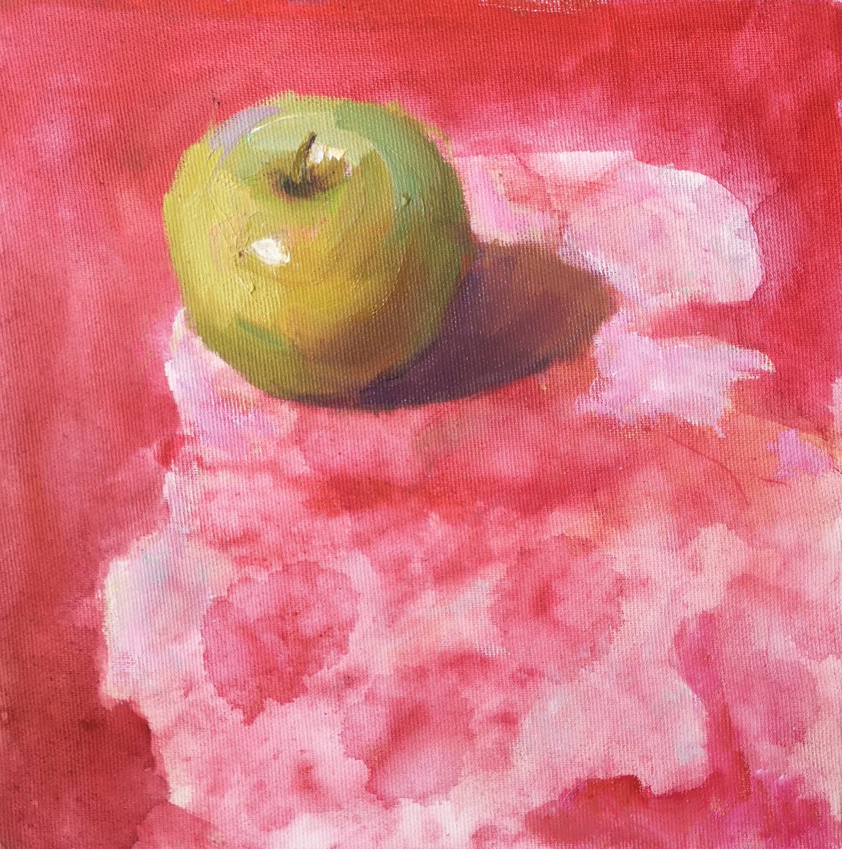 Impressionistic Still Life Oil Painting By Olga Samar, 10 X 10", One, Original Artwork