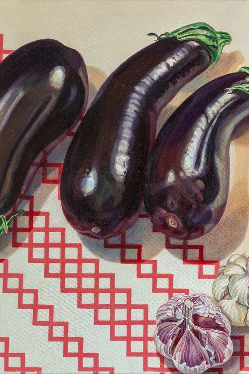 Vegetable Geometry 5x3 by Alona Lesnichenko