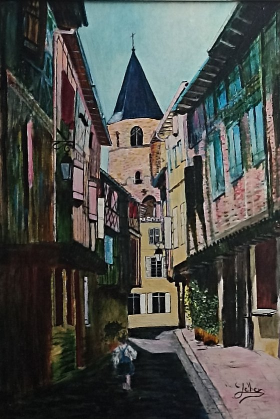 Village and child