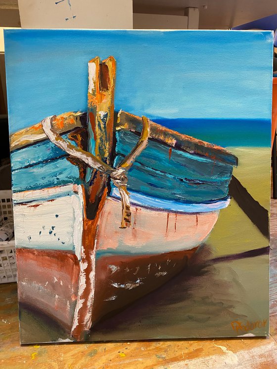 Old fishing boat
