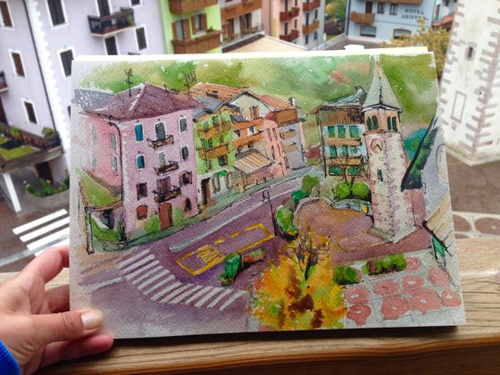 Old Square, Molveno, Italy