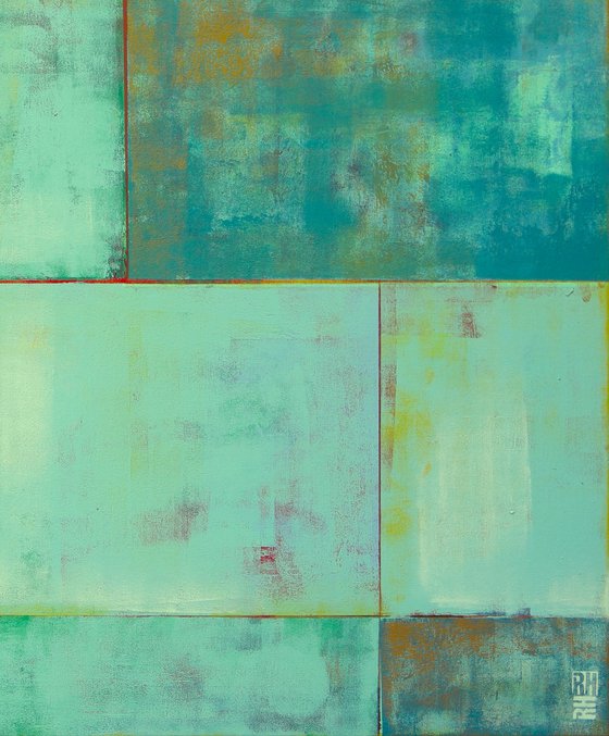 Turquoise Tiles Landscape