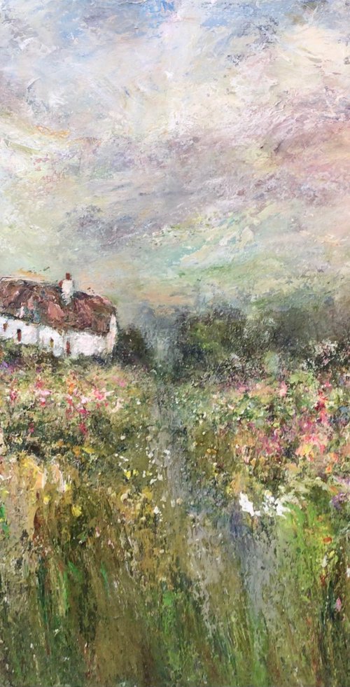 COTTAGE IN BLOOM by Roma Mountjoy