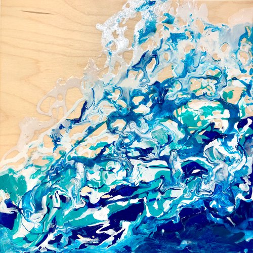 Abstract Sea Wave Ocean by Cristina Stefan