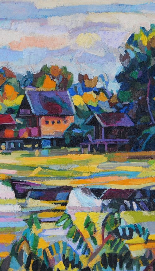 Cottages on water by Maja Đokić Mihajlović
