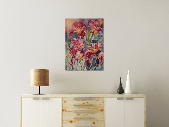 RED IRISES#2