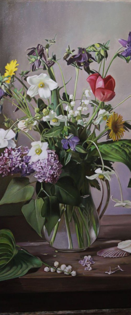 small spring bouquet by Darya Klunnikova