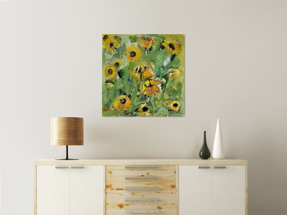 Dancing Sunflowers