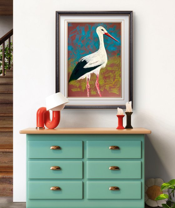 Stroks Heron Wader Ardea Hern