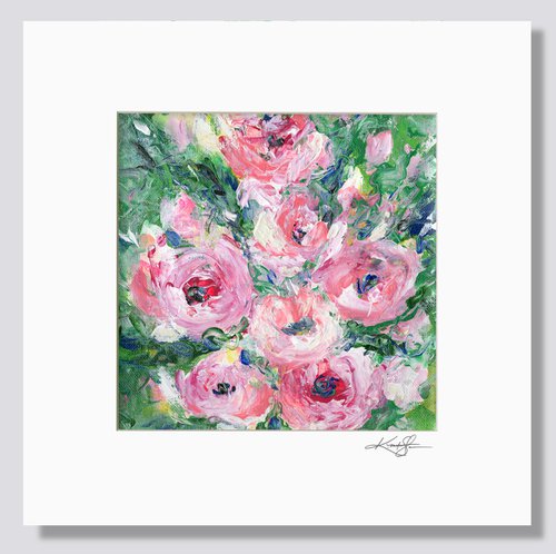 Floral Melody 39 - Floral Abstract Painting by Kathy Morton Stanion by Kathy Morton Stanion