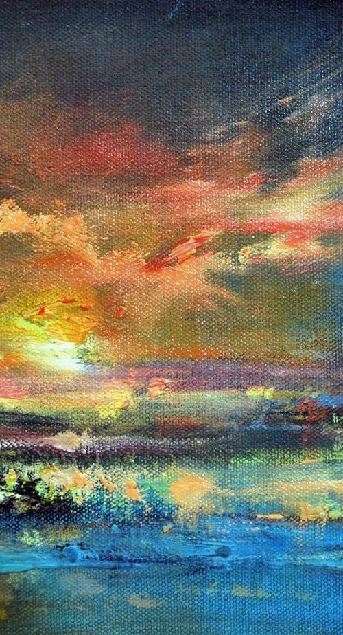 Golden night by Vishalandra Dakur