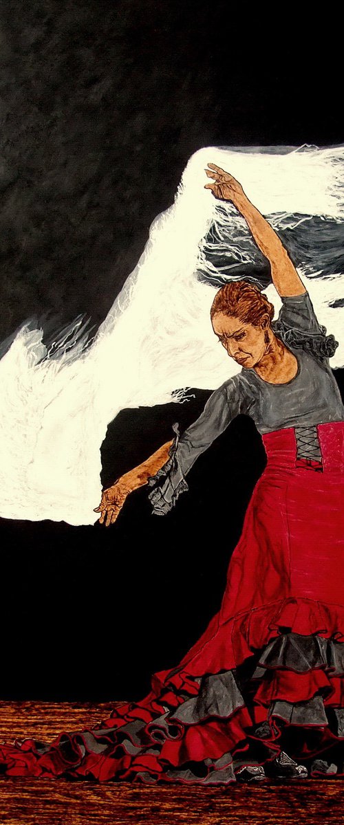 Flamenco spirit by MILIS Pyrography