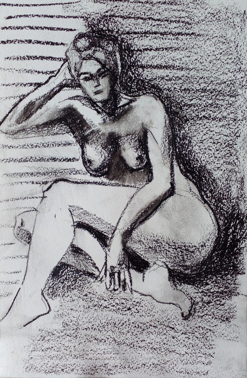 Portrait of Nude Helen 2 by Oxana Raduga