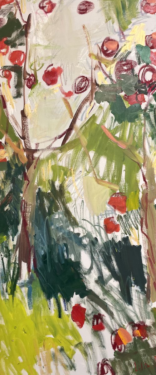 Apple trees. by Lilia Orlova-Holmes
