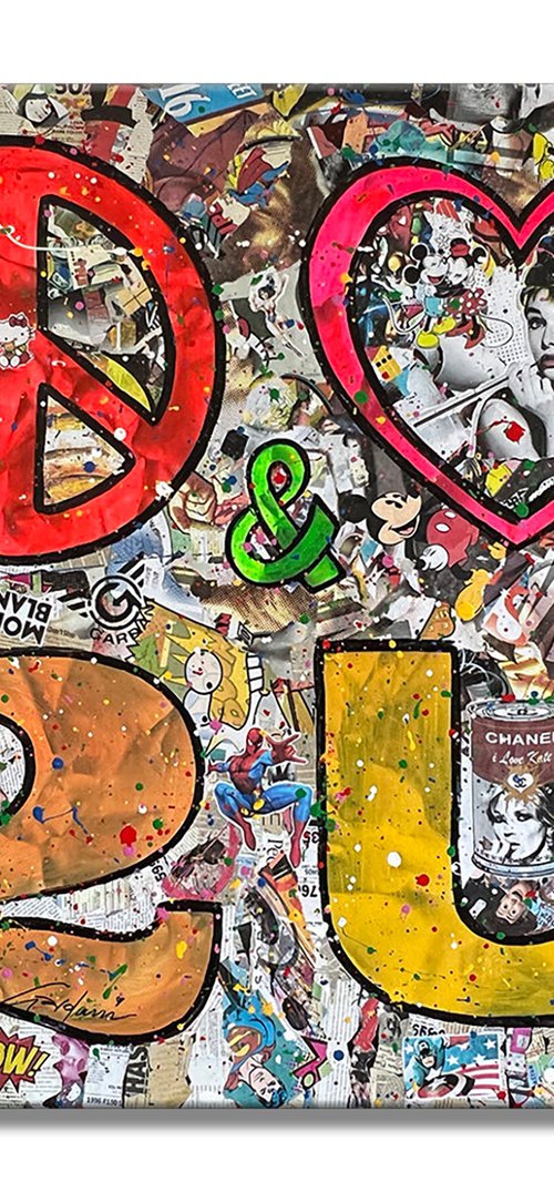 Peace Love 2U by Gardani Art
